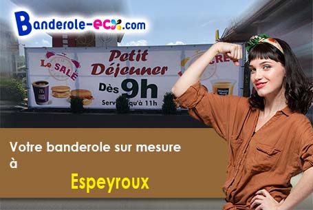 Banderole publicitaire pour vos événements à Espeyroux (Lot/46120)
