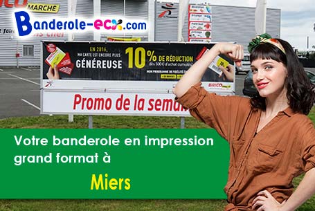 Impression de votre banderole pas cher à Miers (Lot/46500)