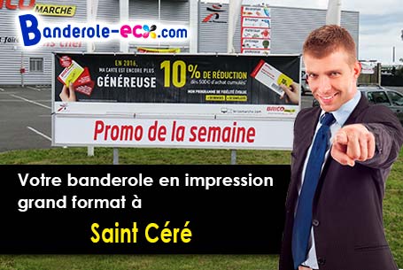 Impression de votre banderole personnalisée à Saint-Céré (Lot/46400)