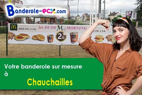 Banderole personnalisée pour vos événements à Chauchailles (Lozère/48310)