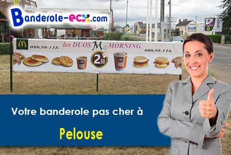 Banderole pas cher fabriqué sur mesure à Pelouse (Lozère/48000)