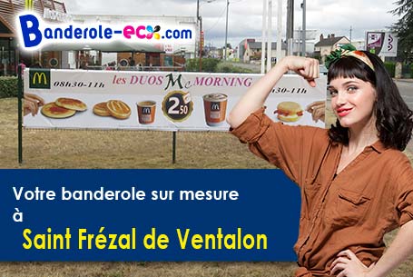 Banderole publicitaire pour vos événements à Saint-Frézal-de-Ventalon (Lozère/48240)