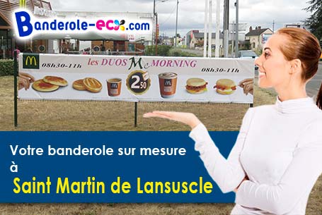 Banderole personnalisée pour vos événements à Saint-Martin-de-Lansuscle (Lozère/48110)