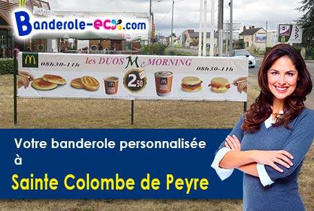 A Sainte-Colombe-de-Peyre (Lozère/48130) impression de votre banderole publicitaire