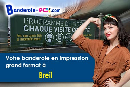 Impression de votre banderole publicitaire à Breil (Maine-et-Loire/49490)