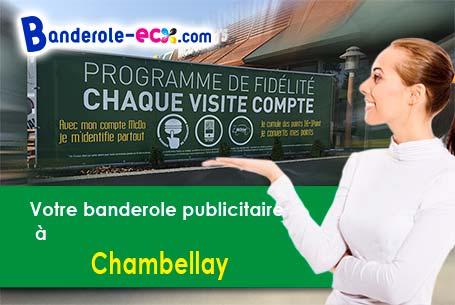 A Chambellay (Maine-et-Loire/49220) fourniture de votre banderole publicitaire