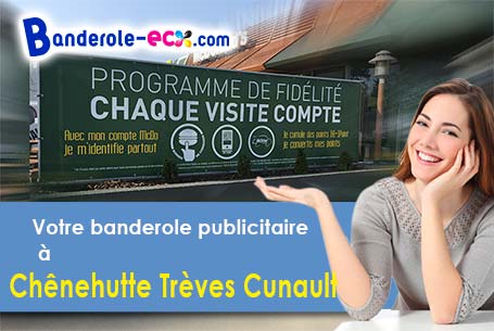 A Chênehutte-Trèves-Cunault (Maine-et-Loire/49350) fourniture de votre banderole publicitaire