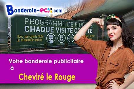 A Cheviré-le-Rouge (Maine-et-Loire/49150) fourniture de votre banderole pas cher