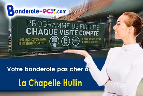 Banderole pas cher fabriqué sur mesure à La Chapelle-Hullin (Maine-et-Loire/49860)