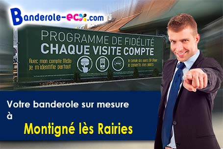 Banderole publicitaire pour vos événements à Montigné-lès-Rairies (Maine-et-Loire/49430)