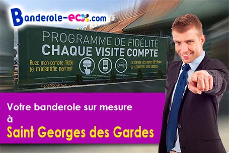 Banderole pas cher pour vos événements à Saint-Georges-des-Gardes (Maine-et-Loire/49120)