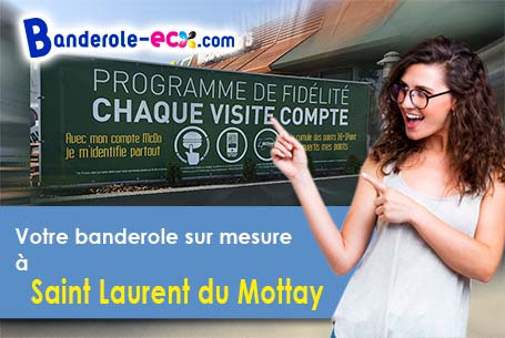 Banderole publicitaire pour vos événements à Saint-Laurent-du-Mottay (Maine-et-Loire/49410)