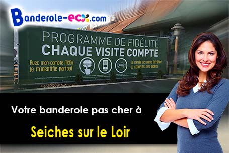 Banderole publicitaire fabriqué sur mesure à Seiches-sur-le-Loir (Maine-et-Loire/49140)