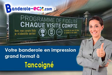 Impression de votre banderole personnalisée à Tancoigné (Maine-et-Loire/49310)