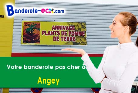 Banderole personnalisée fabriqué sur mesure à Angey (Manche/50530)