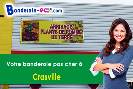 Banderole personnalisée fabriqué sur mesure à Crasville (Manche/50630)