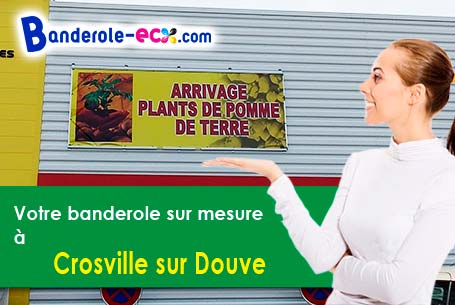 Banderole pas cher pour vos événements à Crosville-sur-Douve (Manche/50360)