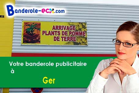 A Ger (Manche/50850) fourniture de votre banderole publicitaire