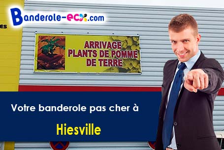 Banderole publicitaire fabriqué sur mesure à Hiesville (Manche/50480)