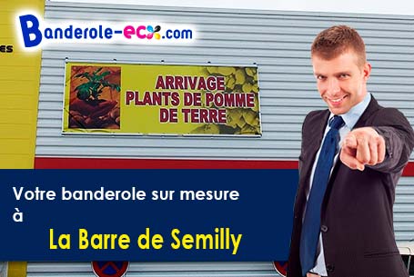 Banderole personnalisée pour vos événements à La Barre-de-Semilly (Manche/50810)