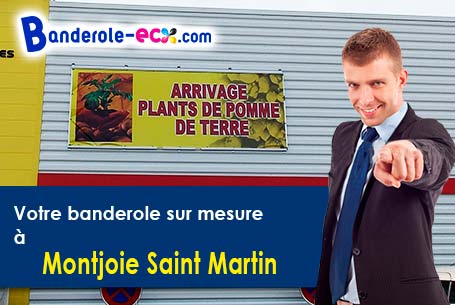 Banderole personnalisée pour vos événements à Montjoie-Saint-Martin (Manche/50240)
