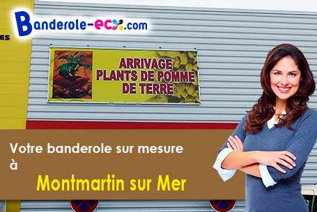 Banderole pas cher pour vos événements à Montmartin-sur-Mer (Manche/50590)