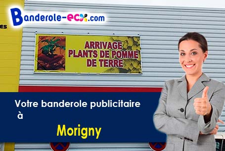 A Morigny (Manche/50410) fourniture de votre banderole pas cher