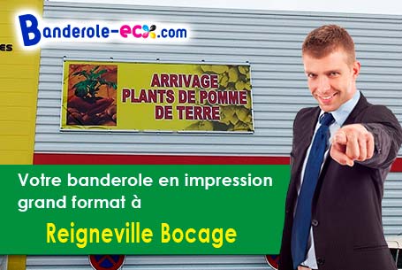 Impression de votre banderole pas cher à Reigneville-Bocage (Manche/50390)