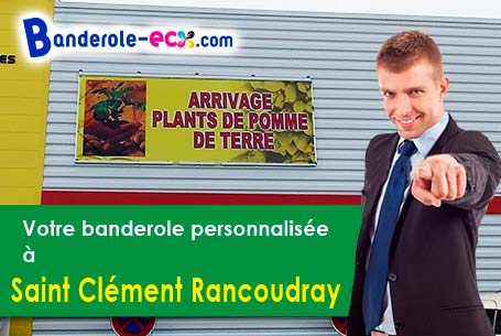 A Saint-Clément-Rancoudray (Manche/50140) impression de votre banderole publicitaire