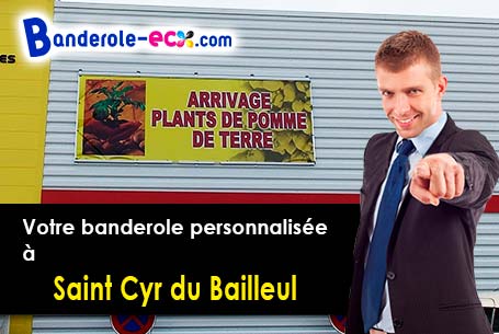 A Saint-Cyr-du-Bailleul (Manche/50720) impression de votre banderole publicitaire