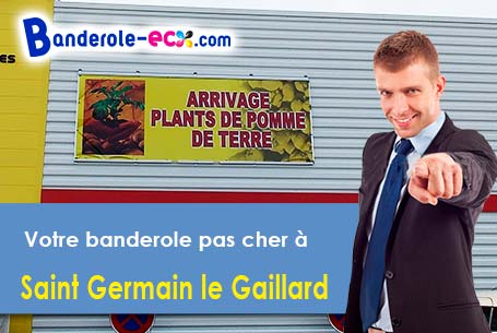 Banderole pas cher fabriqué sur mesure à Saint-Germain-le-Gaillard (Manche/50340)