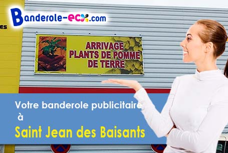 A Saint-Jean-des-Baisants (Manche/50810) fourniture de votre banderole pas cher