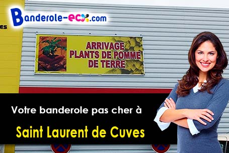 Banderole personnalisée fabriqué sur mesure à Saint-Laurent-de-Cuves (Manche/50670)