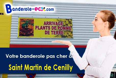 Banderole publicitaire fabriqué sur mesure à Saint-Martin-de-Cenilly (Manche/50210)