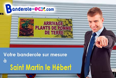 Banderole publicitaire pour vos événements à Saint-Martin-le-Hébert (Manche/50260)