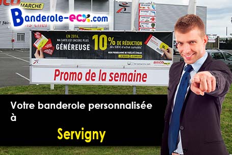 A Servigny (Manche/50200) impression de votre banderole publicitaire