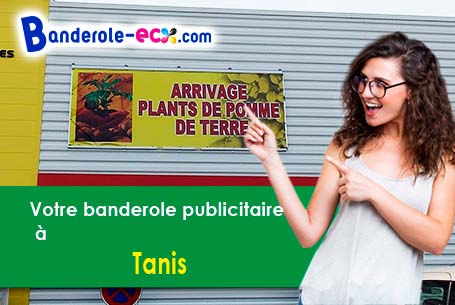 A Tanis (Manche/50170) fourniture de votre banderole pas cher