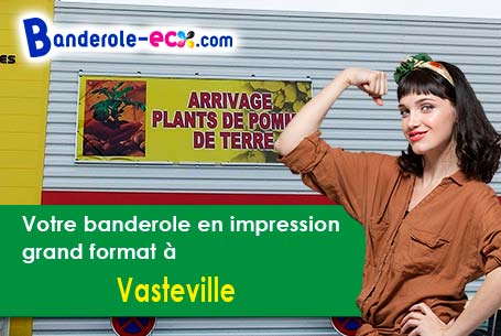 Impression de votre banderole publicitaire à Vasteville (Manche/50440)