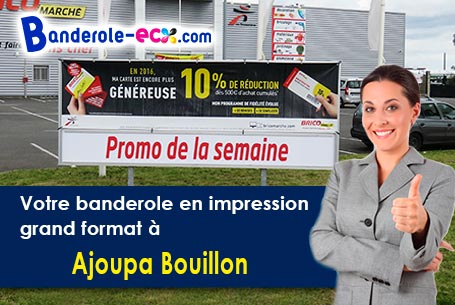 Création graphique gratuite de votre banderole personnalisée à Ajoupa-Bouillon (Martinique/97216)