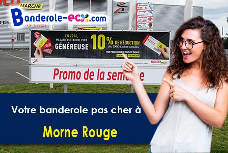 Création graphique inclus pour votre banderole pas cher à Morne-Rouge (Martinique/97260)