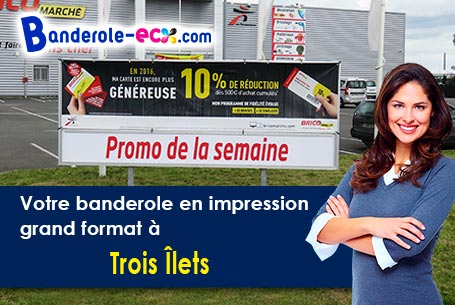 Création graphique gratuite de votre banderole personnalisée à Trois-Îlets (Martinique/97229)