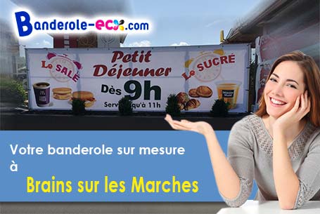 Réalisation de votre banderole publicitaire à Brains-sur-les-Marches (Mayenne/53350)