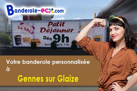 Banderole pas cher pour vos expositions à Gennes-sur-Glaize (Mayenne/53200)