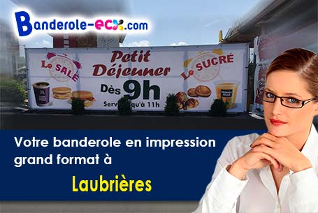 Fabrication de votre banderole personnalisée à Laubrières (Mayenne/53540)
