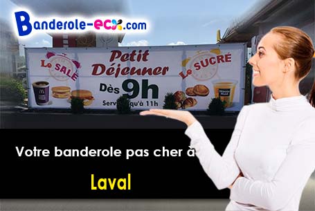 Banderole pas cher pour vos expositions à Laval (Mayenne/53000)