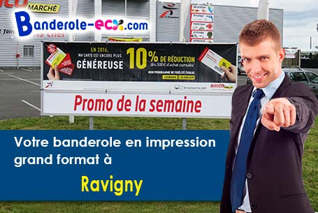 Réalisation de votre banderole publicitaire à Ravigny (Mayenne/61420)