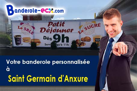 Réalisation de votre banderole publicitaire à Saint-Germain-d'Anxure (Mayenne/53240)