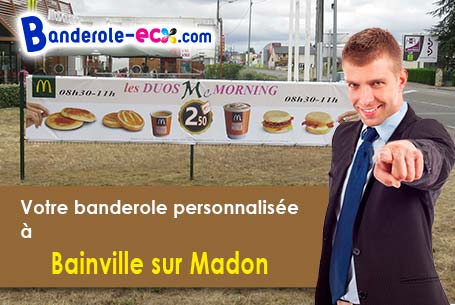 Banderole pas cher pour vos expositions à Bainville-sur-Madon (Meurthe-et-Moselle/54550)