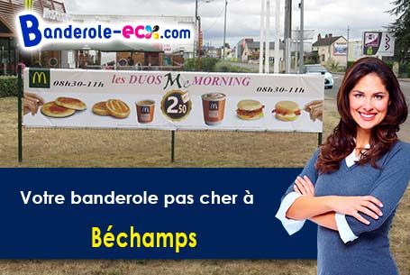 Banderole pas cher pour vos expositions à Béchamps (Meurthe-et-Moselle/54800)