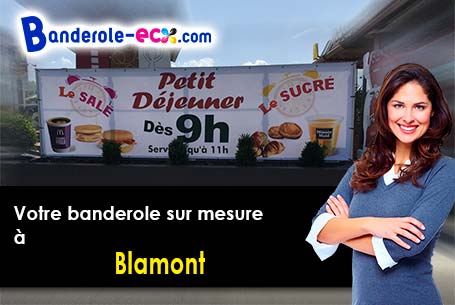 Réalisation de votre banderole publicitaire à Blamont (Meurthe-et-Moselle/54450)